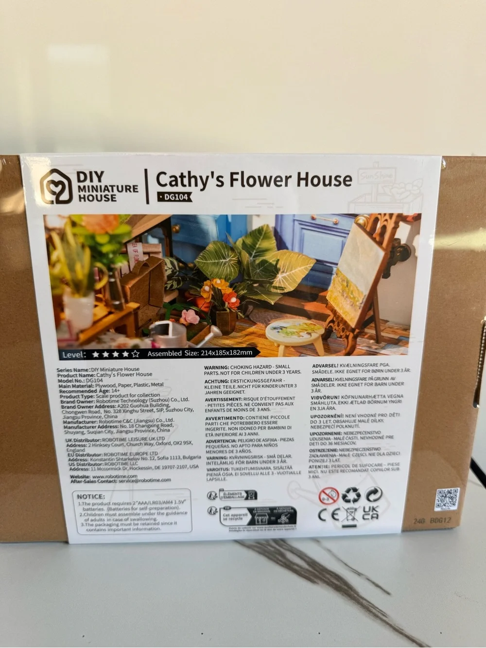Rolife DIY Miniature Cathy’s Flower House brand new